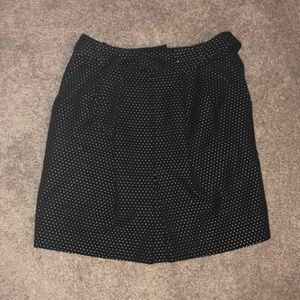 Black and Gold Polka Dots skirt w/ Matching Belt